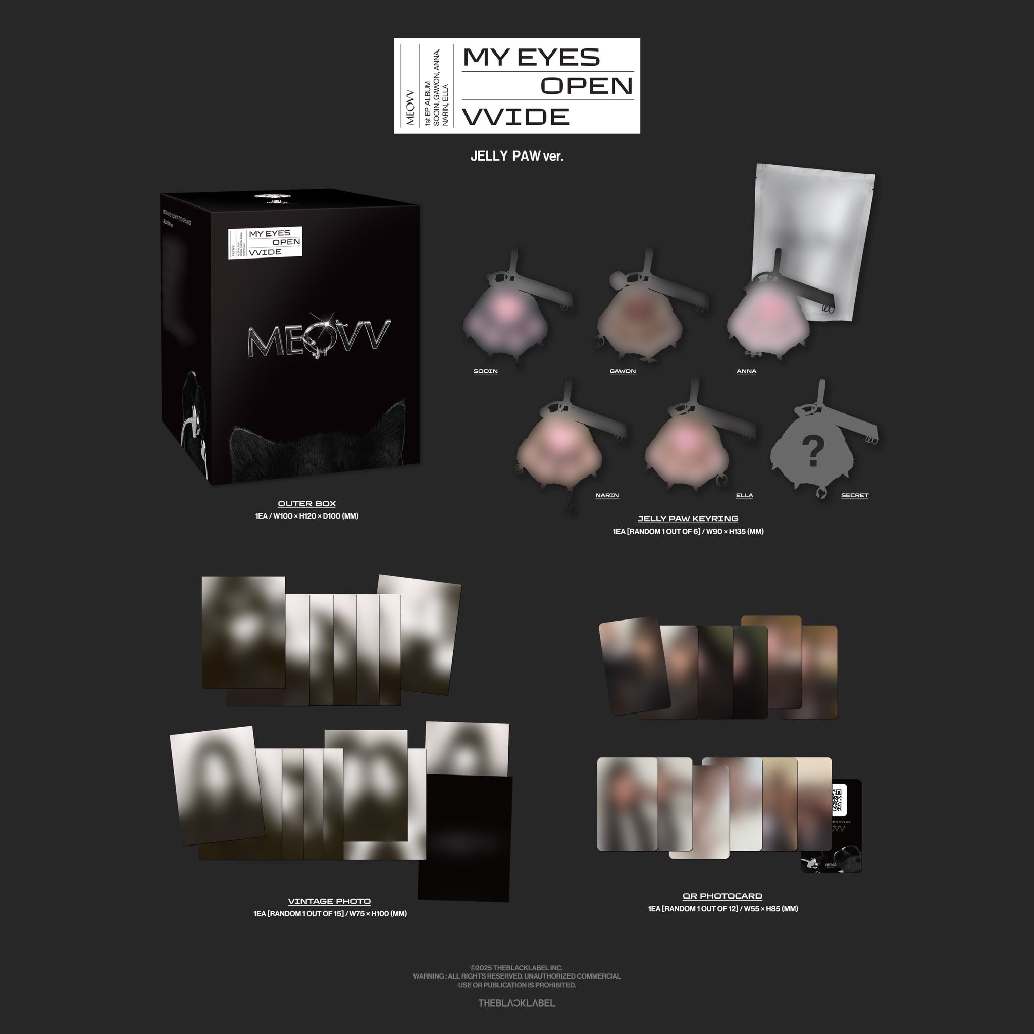 'MY EYES OPEN VVIDE' (JELLY PAW ver.)スイン MEOVV THE 1st EP ALBUM [MY EYES OPEN VVIDE] ALBUM PREVIEW